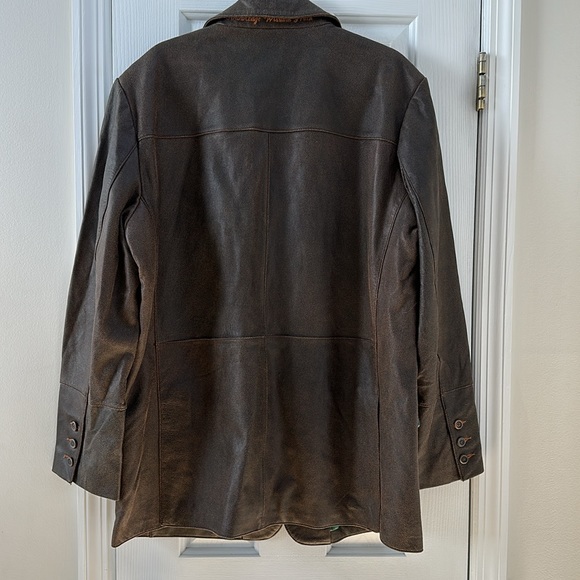 Robert Graham leather blazer jacket 44/54 - Picture 5 of 7